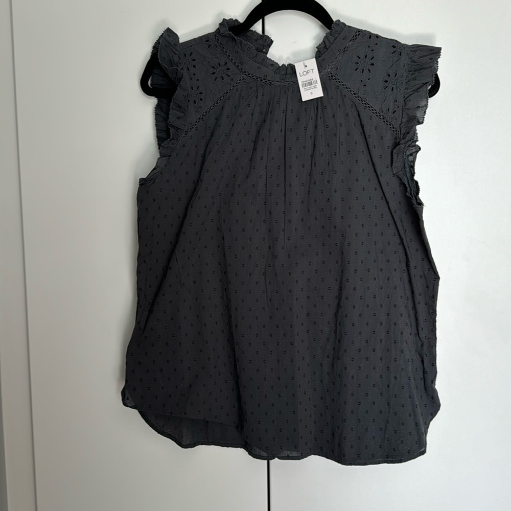 LOFT-grey dress tank top